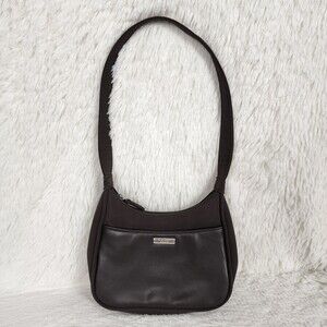 Nine West Y2K Mini Pouchette Brown Shoulder Bag